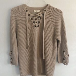 mauve knitted sweater
